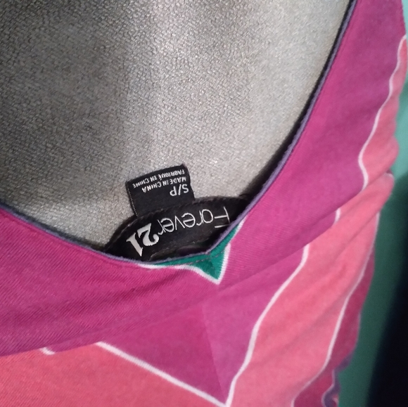 70's inspired chevron dress - Picture 5 of 5